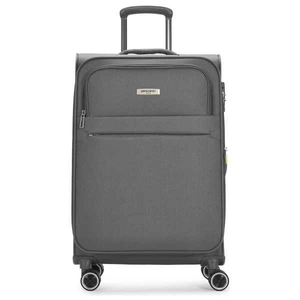 Pierre Cardin 04pc6000 Kumaş Kabin + Orta Boy Antrasit 2'li Valiz Seti - Görsel 2