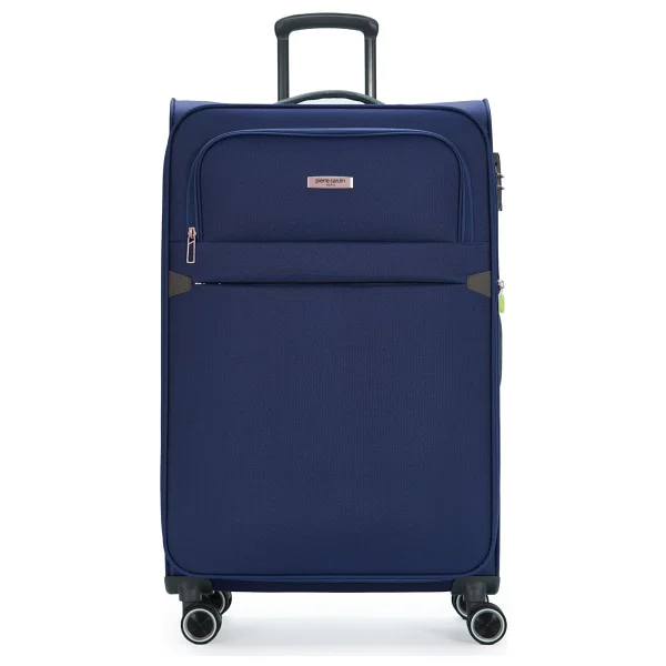 Pierre Cardin 04PC6000 Kumaş Orta + Büyük Boy Lacivert 2'li Valiz Seti - Görsel 2