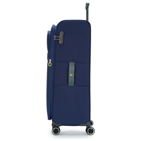 Pierre Cardin 04PC6000 Kumaş Orta + Büyük Boy Lacivert 2'li Valiz Seti - Görsel 4