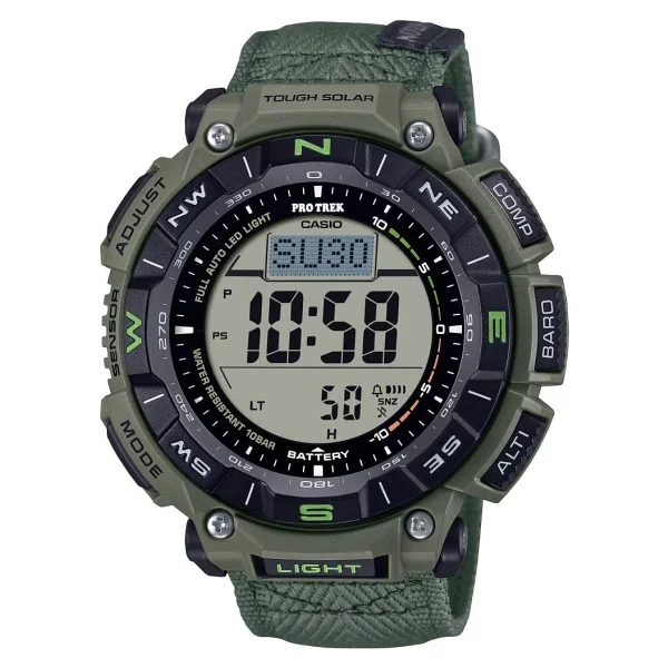 Casio Pro-Trek Prg-340b-3dr Kumaş Kordon Erkek Kol Saati - Görsel 3