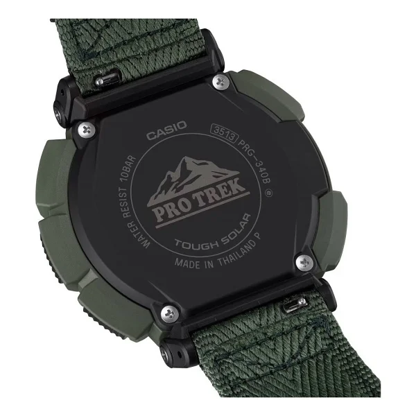 Casio Pro-Trek Prg-340b-3dr Kumaş Kordon Erkek Kol Saati - Görsel 5