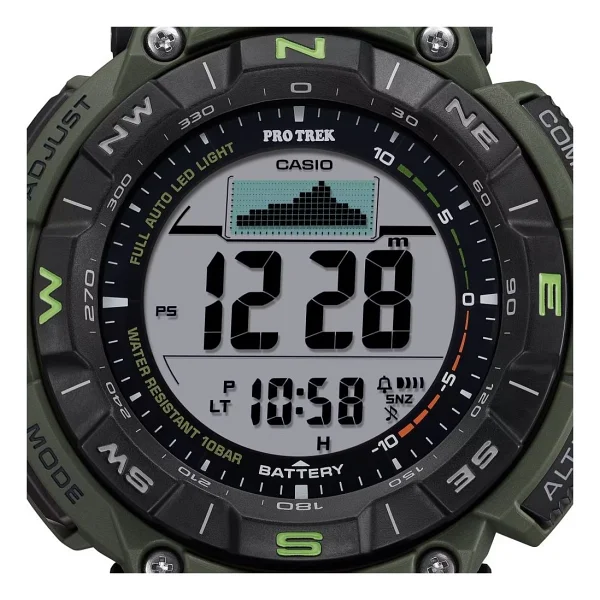 Casio Pro-Trek Prg-340b-3dr Kumaş Kordon Erkek Kol Saati - Görsel 6