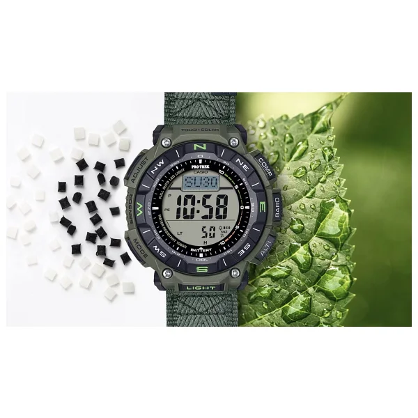 Casio Pro-Trek Prg-340b-3dr Kumaş Kordon Erkek Kol Saati - Görsel 7
