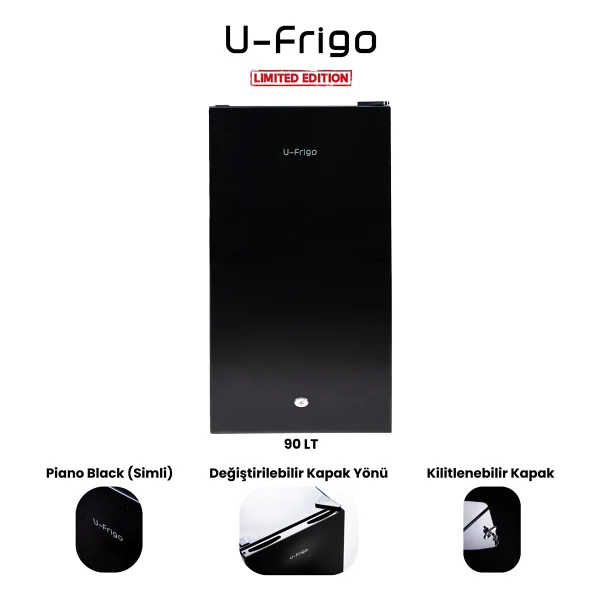 U-Frigo Limited Edition 12-24 V 90 Lt Kompresörlü Marin Karavan Buzdolabı - Görsel 10