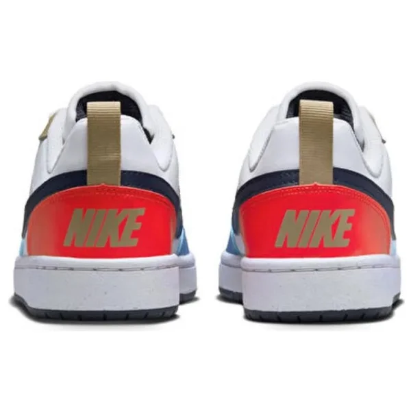 Nike Court Borough Low Recraft Gs Dv5456-124 Beyaz-Kırmızı-Mavi Çocuk Spor Ayakkabı - Görsel 2