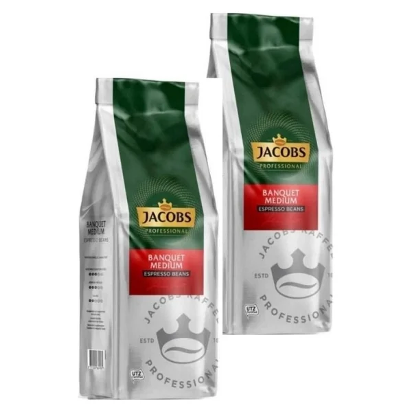 Jacobs Banquet Medium Espresso Çekirdek Kahve 1 Kg 2'li - Görsel 3