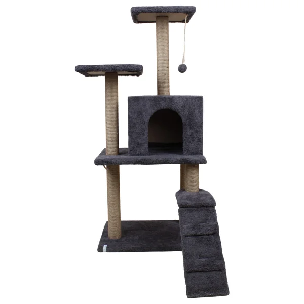 Nursoft B-08 Kedi Tırmalama Ve Oyun Evi - Bej - Görsel 8
