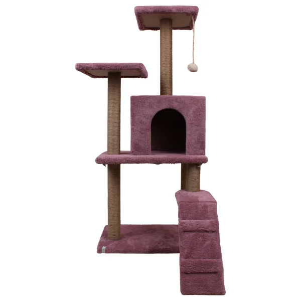 Nursoft B-08 Kedi Tırmalama Ve Oyun Evi - Bej - Görsel 6
