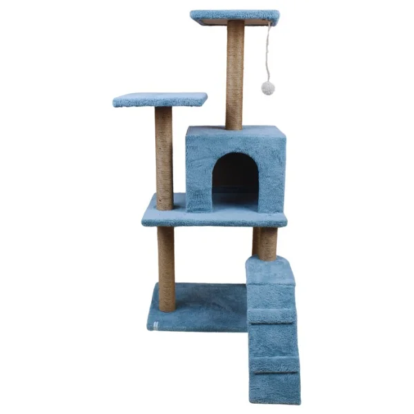 Nursoft B-08 Kedi Tırmalama Ve Oyun Evi - Bej - Görsel 7