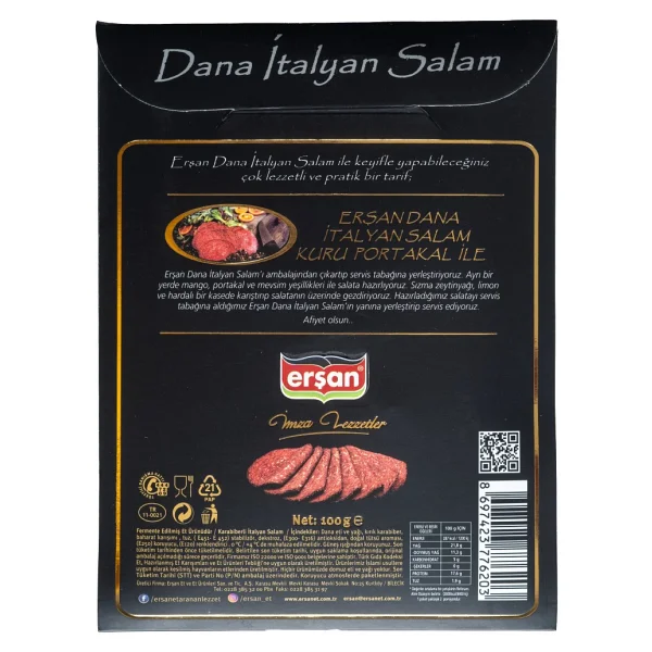 Erşan Et Dana Italyan Salam 100 Gr - Görsel 3