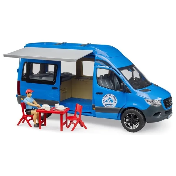Bruder MB Sprinter Karavan, Aksesuarlar Ve Sürücüsü Br02684 - Görsel 4