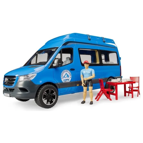 Bruder MB Sprinter Karavan, Aksesuarlar Ve Sürücüsü Br02684 - Görsel 6