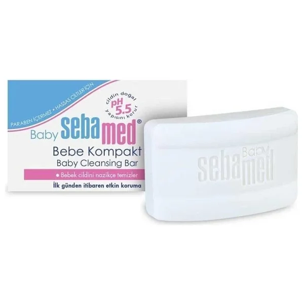 Sebamed Bebek Temizleme Sabunu Panthenol İçerikli 0+ Yaş Hassas Ciltlere Uygun Kompakt 100 G - Görsel 3