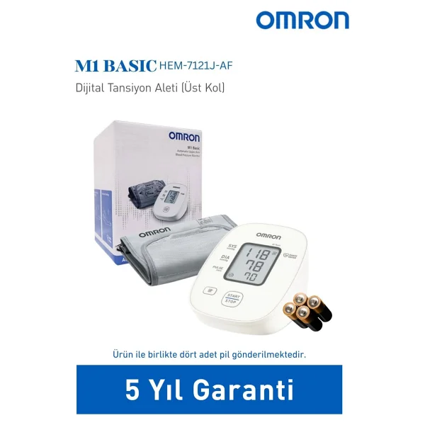 Omron M1 Basic Hem-7121j-Af Koldan Dijital Tansiyon Aleti - Görsel 6