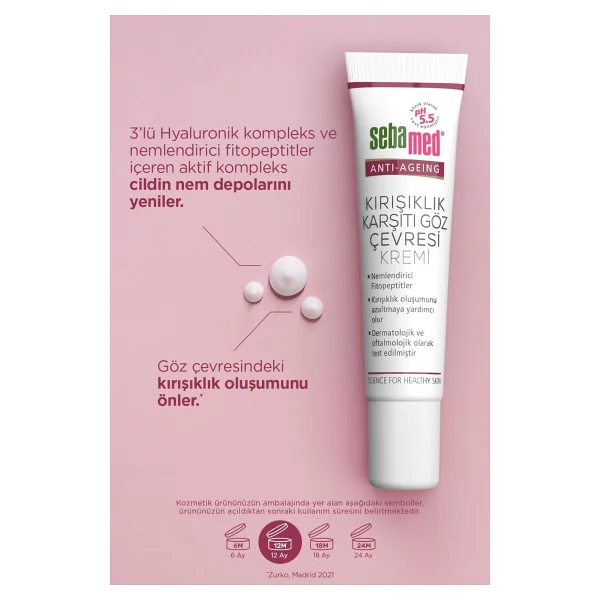 Sebamed Anti-Ageing Kırışıklık Karşıtı 15 Ml Göz Kremi - Görsel 5