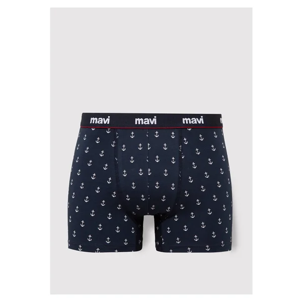 Mavi Baskılı Lacivert Boxer 0910735-30717 - Görsel 5