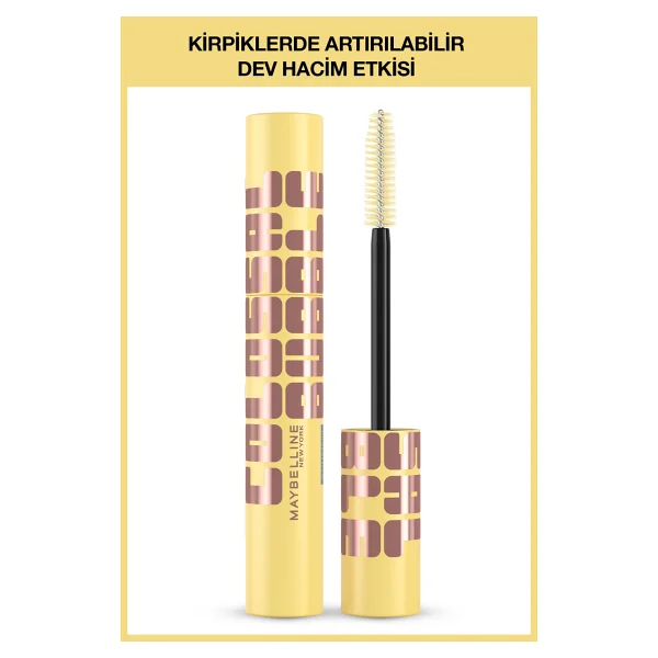 Maybelline New York Colossal Bubble Hacim Veren Siyah Maskara - Görsel 10