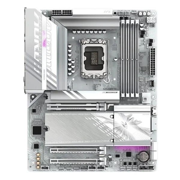 Gigabyte B860 Aorus Elite Wıfı7 Ice Intel Lga1851 DDR5 Atx Anakart - Görsel 2