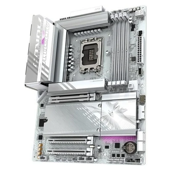 Gigabyte B860 Aorus Elite Wıfı7 Ice Intel Lga1851 DDR5 Atx Anakart - Görsel 4
