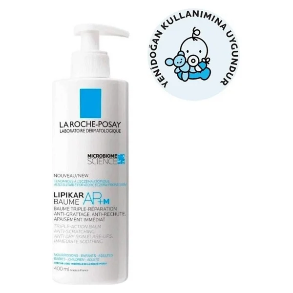 La Roche-Posay Lipikar Baume Ap+M 400 Ml Yatıştırıcı Balm - Görsel 4