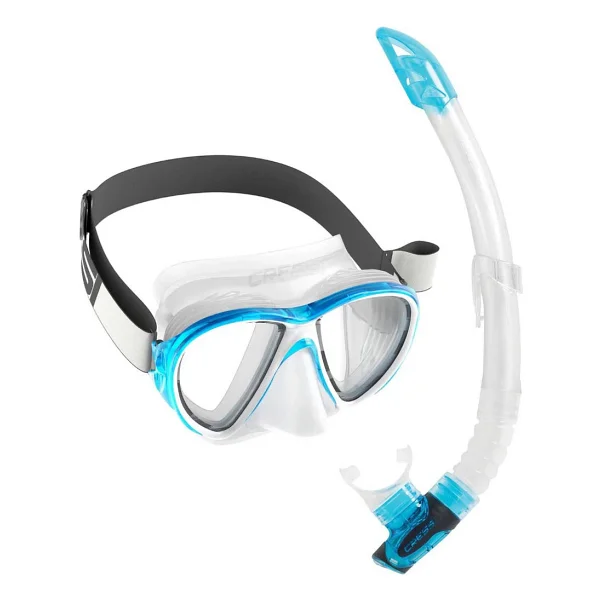 Cressi Fiji Maske - Gamma Şnorkel Set - Duman/Siyah - Standart - Görsel 5