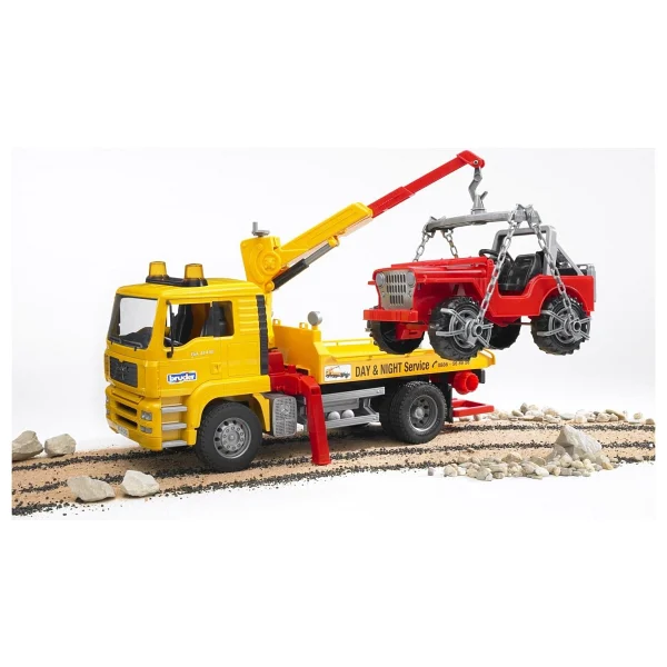 Bruder Br02750 Man Araba Çekici & Jeep - Görsel 3