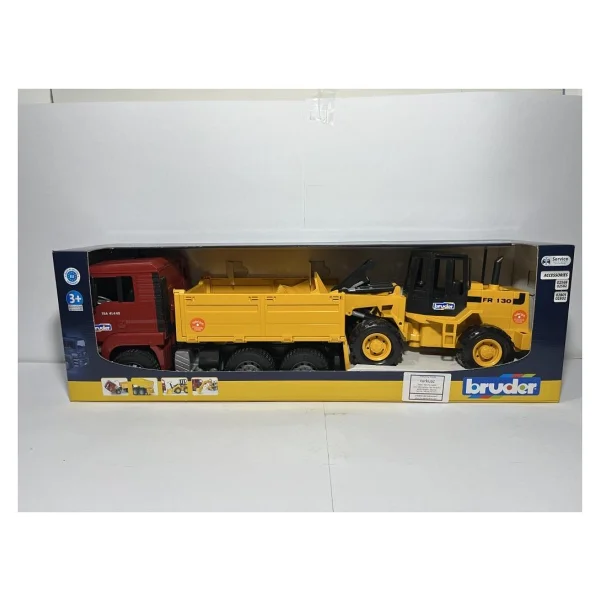 Bruder Br02752 Man Damperli Kamyon Ve Fr130 Kepçe İş Makinesi - Görsel 4