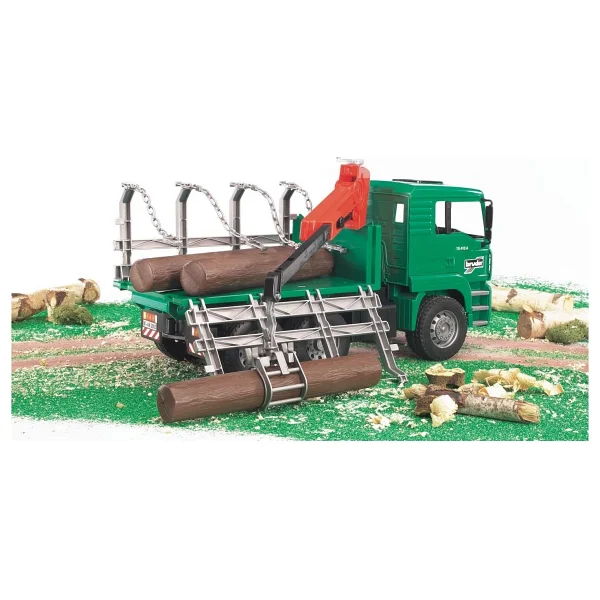 Bruder Man Kütük Taşıyıcı Kamyon Br02769 - Görsel 7