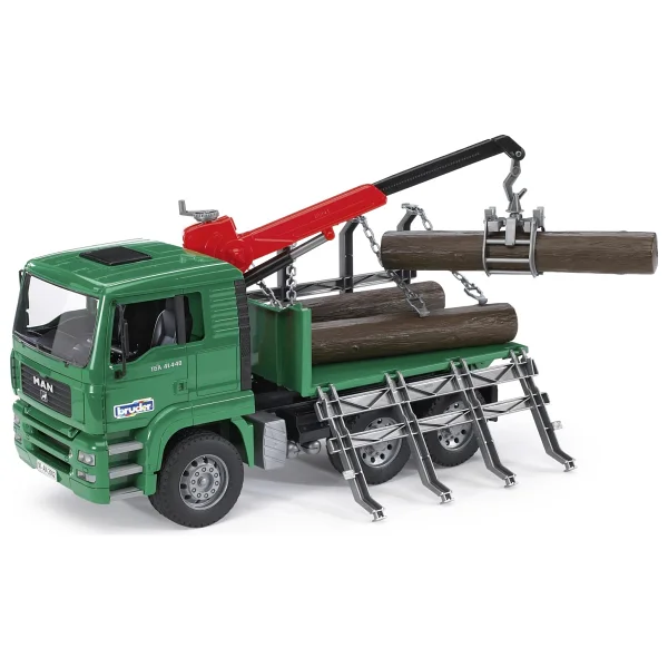 Bruder Man Kütük Taşıyıcı Kamyon Br02769 - Görsel 8