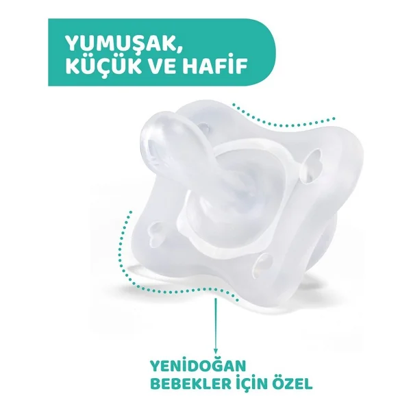 Chicco Physioforma Mini Soft 0-2 Ay İkili Emzik - Görsel 8