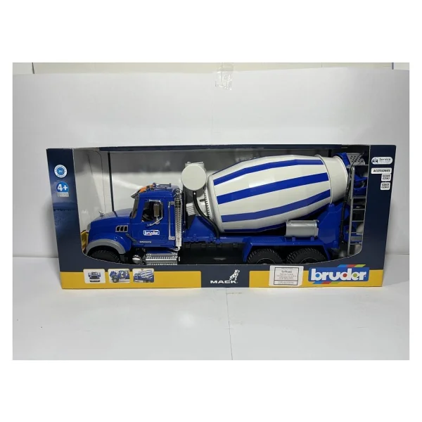 Bruder Br02814 Mack Granite Beton Mikseri - Görsel 4
