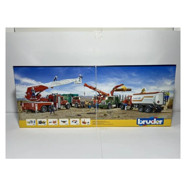 Bruder Br02814 Mack Granite Beton Mikseri - Görsel 5