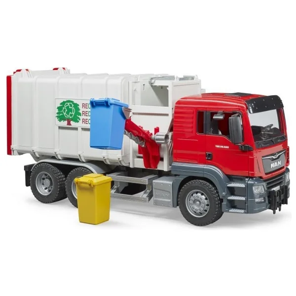 Bruder Man Tgs Yandan Aktarmalı Çöp Kamyonu Br03761 - Görsel 9