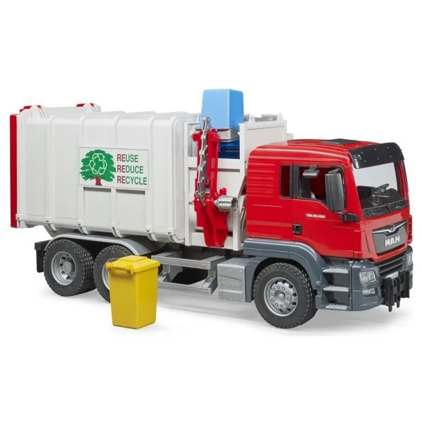 Bruder Man Tgs Yandan Aktarmalı Çöp Kamyonu Br03761 - Görsel 10