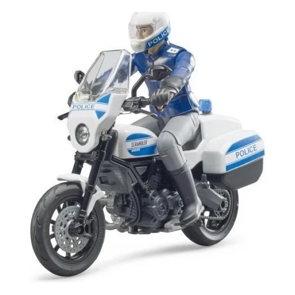 Bruder Polis Memuru Ducati Motorsiklet Br62731 - Görsel 8