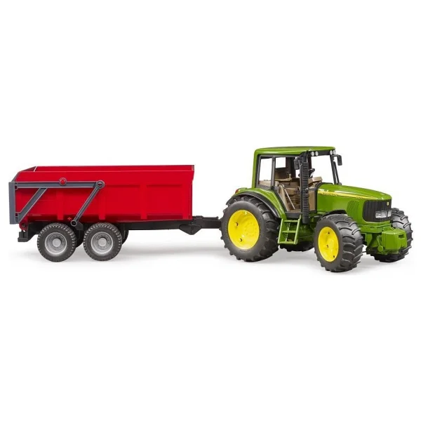 Bruder John Deere 6920 Traktör Ve Kırmızı Römorku Br02057 - Görsel 7