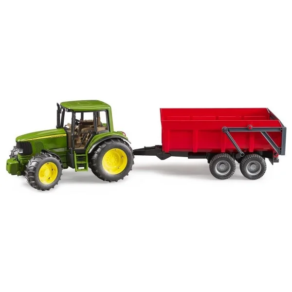 Bruder John Deere 6920 Traktör Ve Kırmızı Römorku Br02057 - Görsel 8