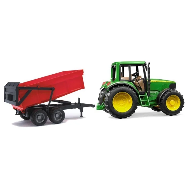 Bruder John Deere 6920 Traktör Ve Kırmızı Römorku Br02057 - Görsel 10