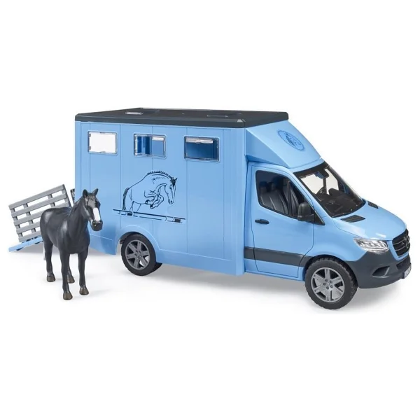 Bruder Mercedes Benz Sprinter At Nakil Aracı ve At BR02674 - Görsel 2