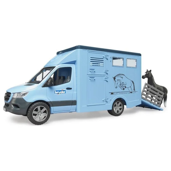 Bruder Mercedes Benz Sprinter At Nakil Aracı ve At BR02674 - Görsel 3