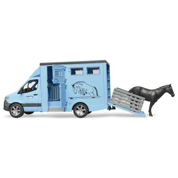 Bruder Mercedes Benz Sprinter At Nakil Aracı ve At BR02674 - Görsel 4