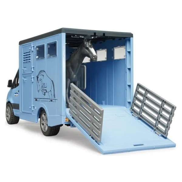 Bruder Mercedes Benz Sprinter At Nakil Aracı ve At BR02674 - Görsel 5