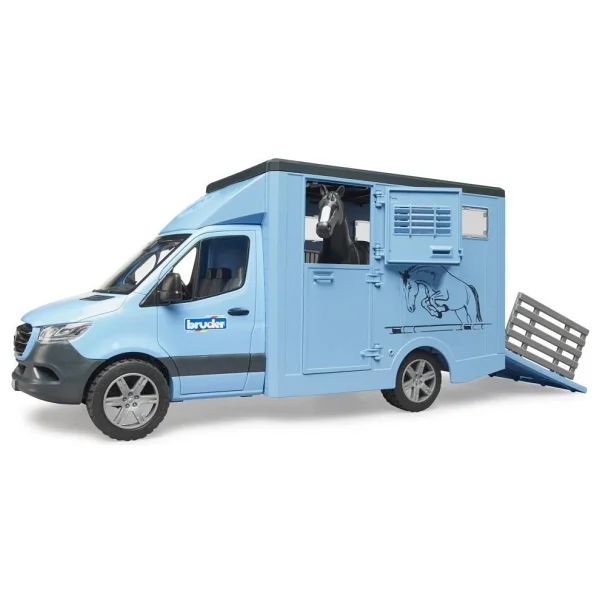 Bruder Mercedes Benz Sprinter At Nakil Aracı ve At BR02674 - Görsel 6