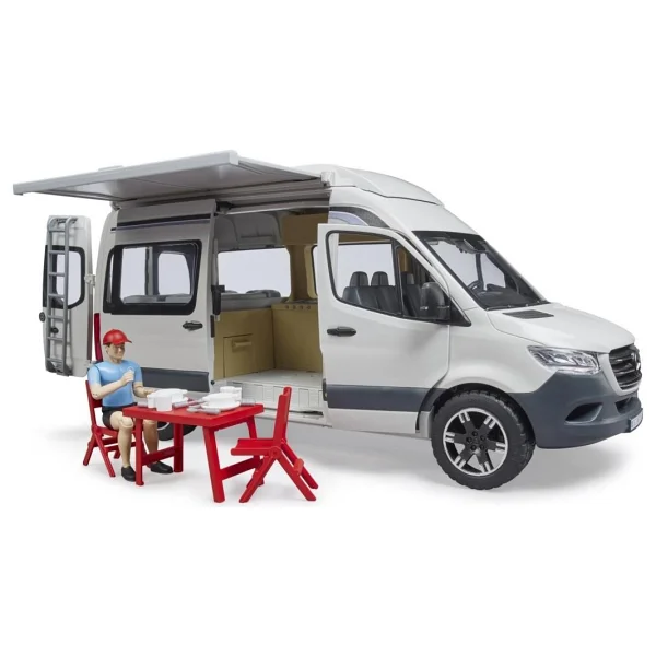 Bruder MB Sprinter Karavan, Aksesuarlar Ve Sürücüsü Br02672 - Görsel 4