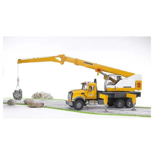 Bruder Br02818 Bruder Mack Granite Vinçli Kamyon - Görsel 4