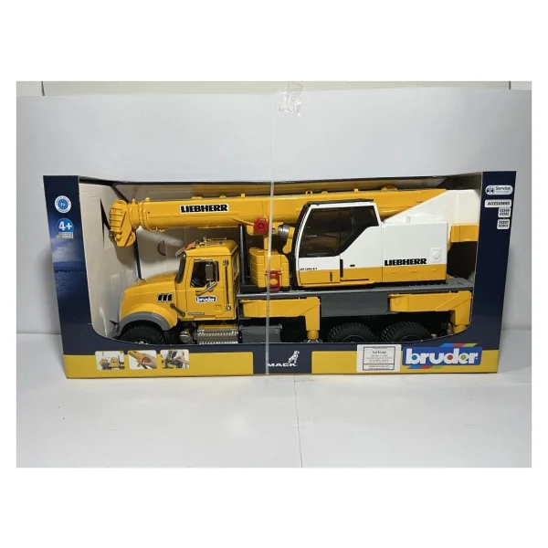 Bruder Br02818 Bruder Mack Granite Vinçli Kamyon - Görsel 5