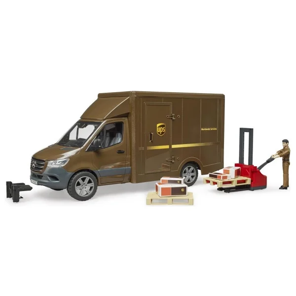 Bruder Mercedes Benz Sprinter Ups Kargo Aracı Transpalet Br02678 - Görsel 2