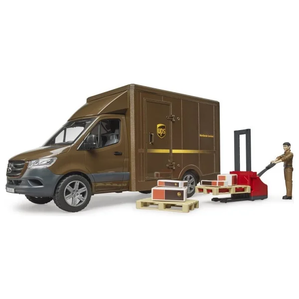 Bruder Mercedes Benz Sprinter Ups Kargo Aracı Transpalet Br02678 - Görsel 4