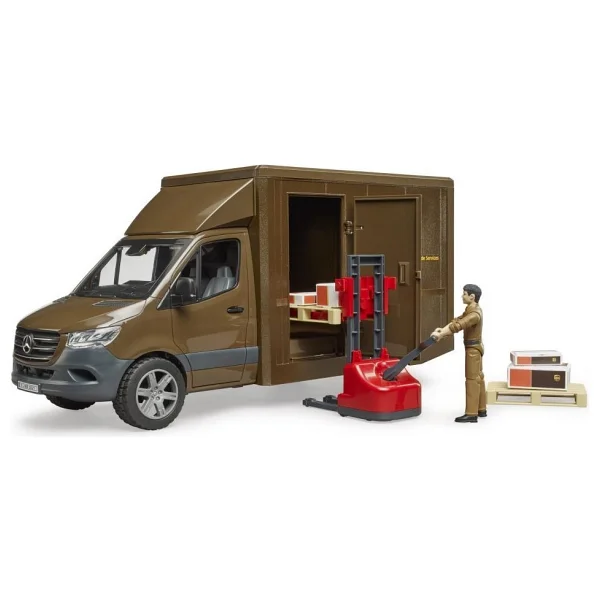 Bruder Mercedes Benz Sprinter Ups Kargo Aracı Transpalet Br02678 - Görsel 5