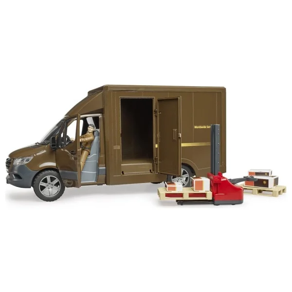 Bruder Mercedes Benz Sprinter Ups Kargo Aracı Transpalet Br02678 - Görsel 6
